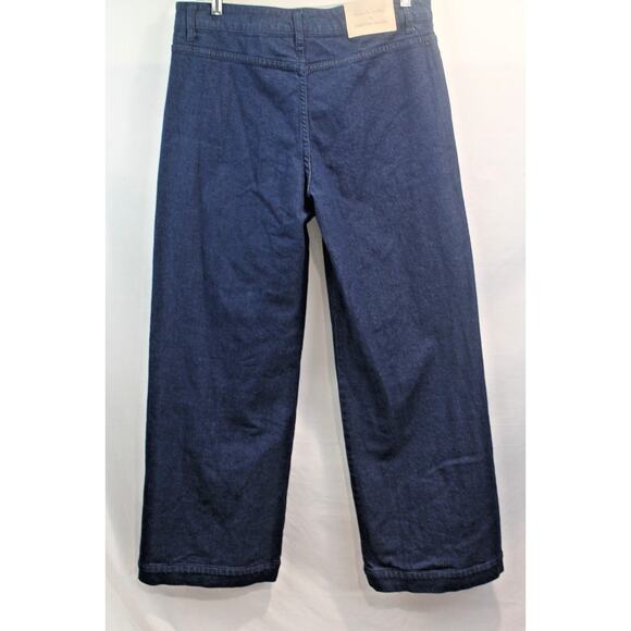 Gloria Vanderbilt Christian Siriano Jeans Alfie Wide Leg High Rise size 12 Blue - Picture 4 of 9